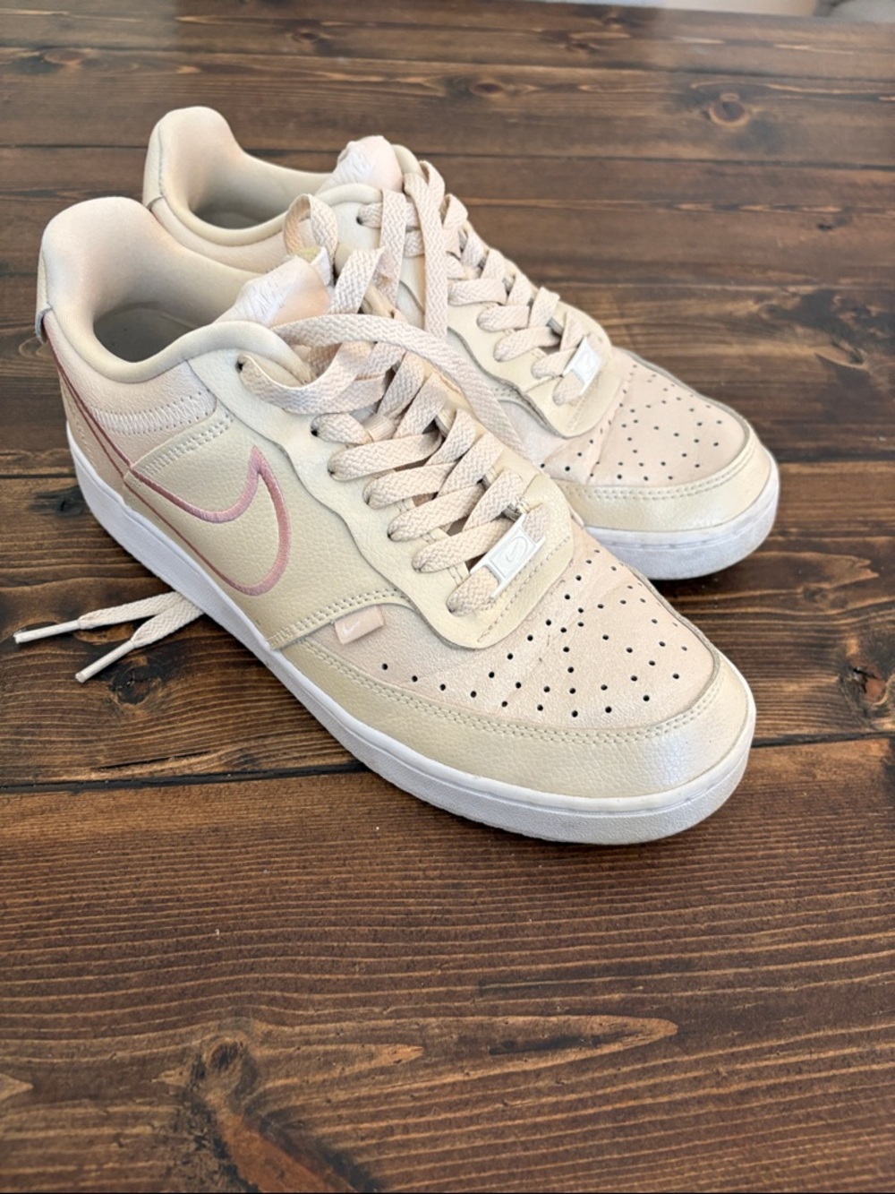 (WMNS) Nike Court Vision Low Premium 'Pearl White' DM0838-200
